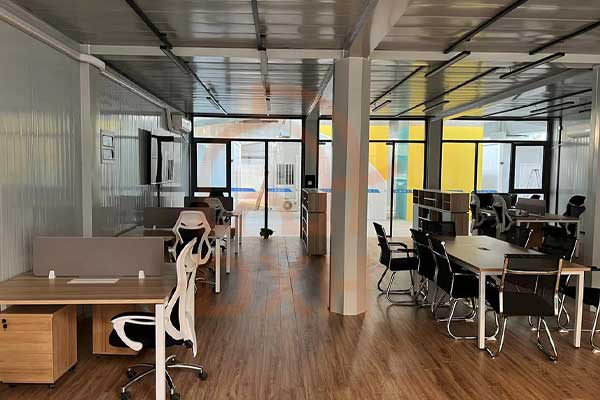 Flat Pack Container Office Layout